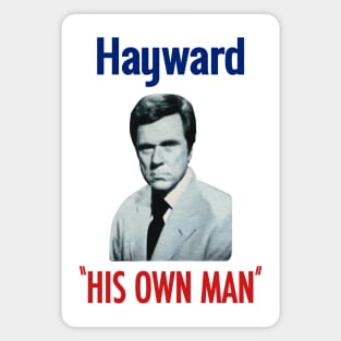 Columbo villain Nelson Hayward "His Own Man" campaign slogan Magnet